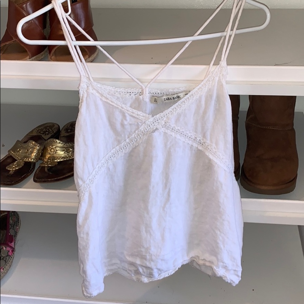 White Zara Top